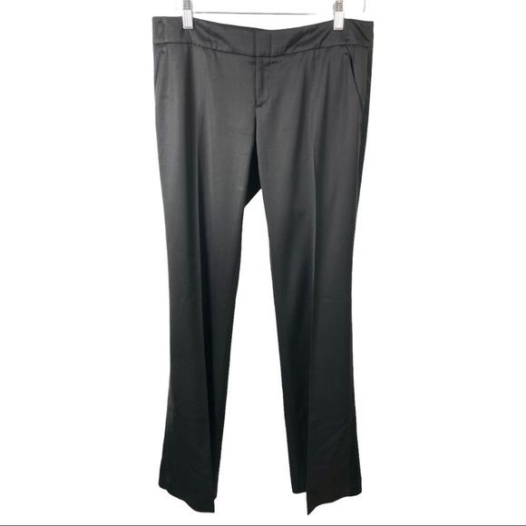 GUCCI Black Y2K Low Rise Wool/Silk Stretch Tuxedo Pants IT 44/ US 8 - Picture 2 of 13